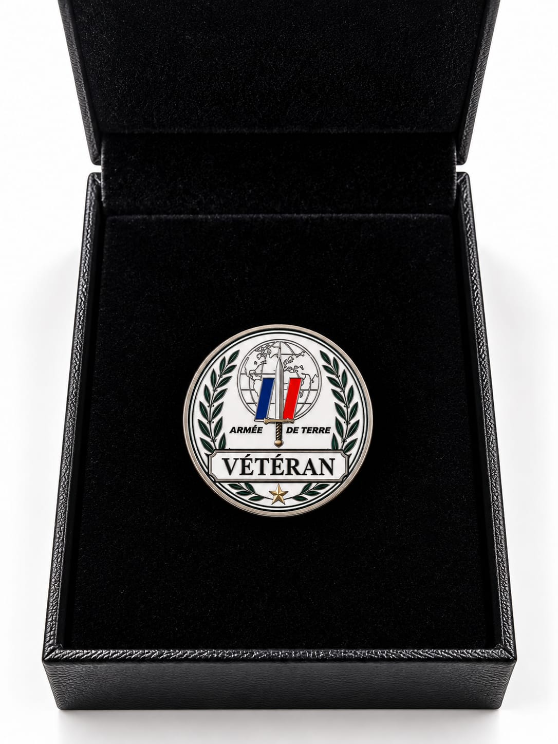 🇫🇷 Broche Vétéran – Armée de Terre