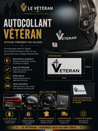 AUTOCOLLANT VÉTÉRAN