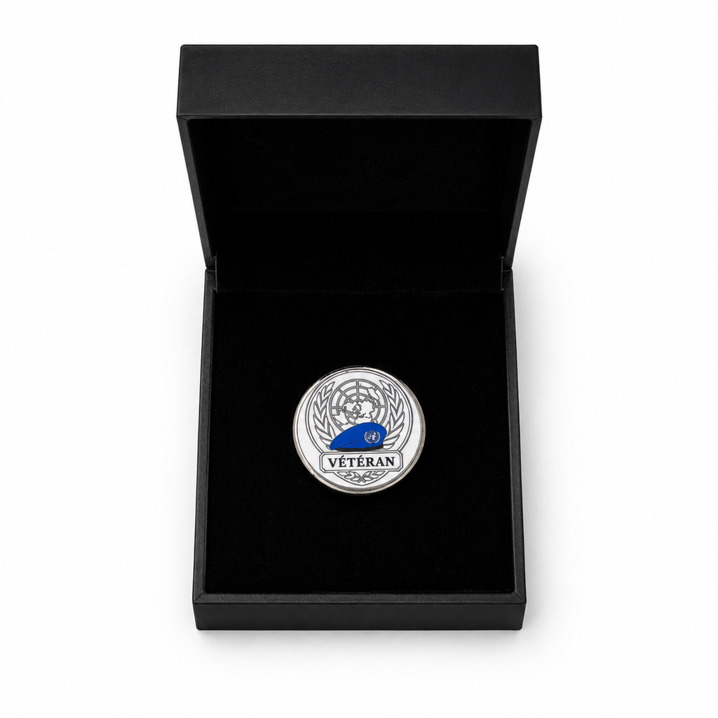 Broche Vétéran ONU – Symbole d'engagement et de mémoire