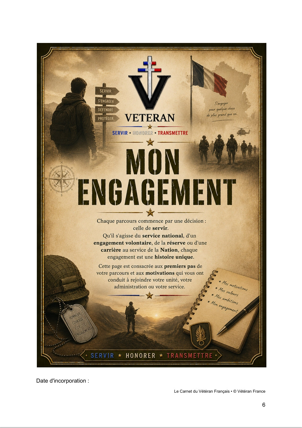 LE CARNET DU  VETERAN