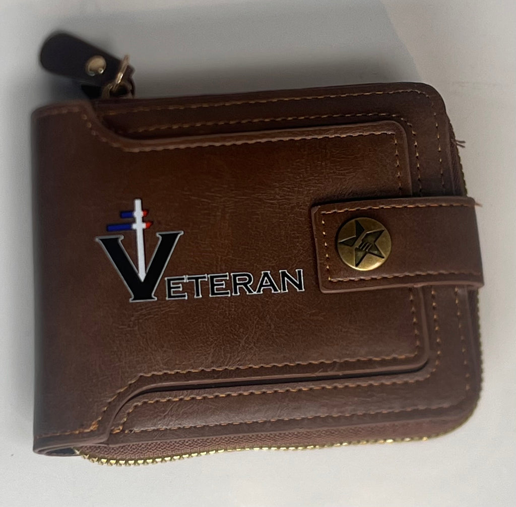 PORTEFEUILLE VÉTÉRAN MARRON