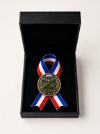 🇫🇷 Broche Vétéran – Béret Vert