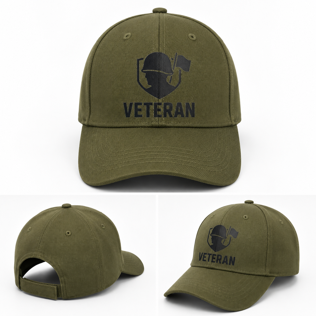 CASQUETTE VÉTÉRAN VERTE – Logo Soldat