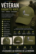 CASQUETTE VÉTÉRAN VERTE