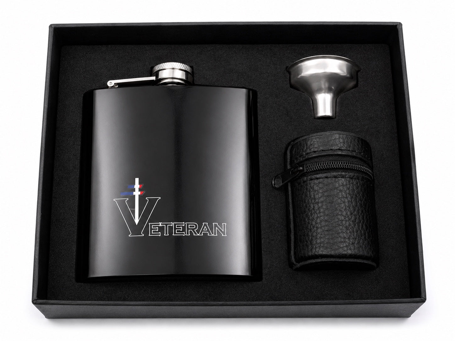 COFFRET FLASQUE VÉTÉRAN