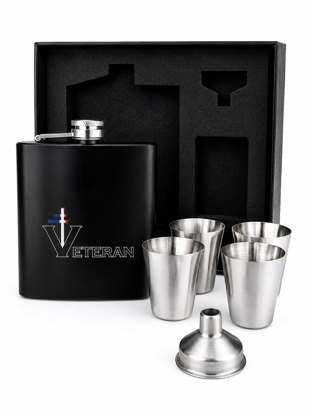 COFFRET FLASQUE VÉTÉRAN