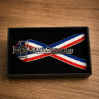BROCHE « CROIX DU COMBATTANT » ARGENTÉE