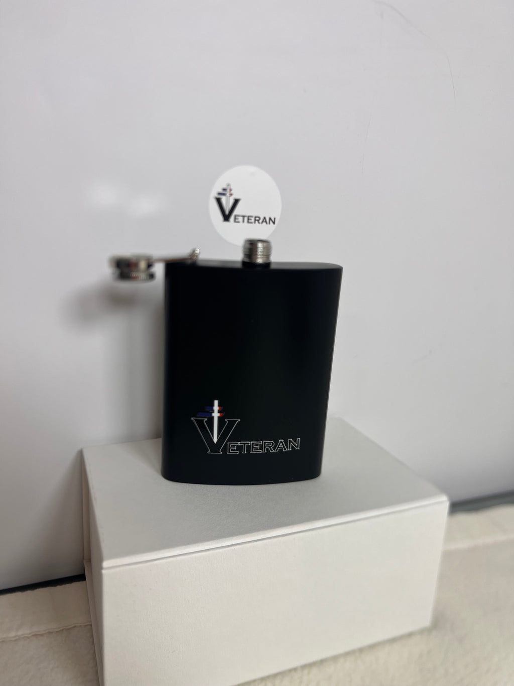 FLASQUE VETERAN 240 ml (8 oz) – Idée cadeau Fête des Pères 🇫🇷