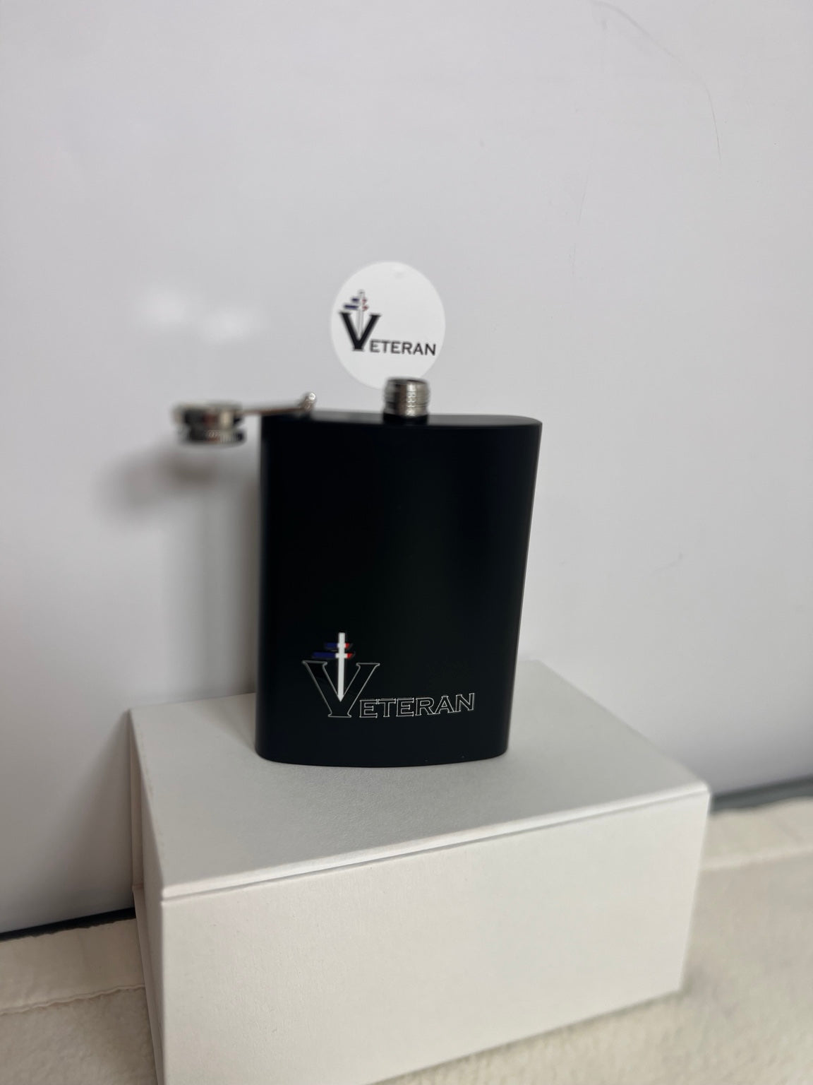 FLASQUE VETERAN 240 ml (8 oz) – Idée cadeau Fête des Pères 🇫🇷