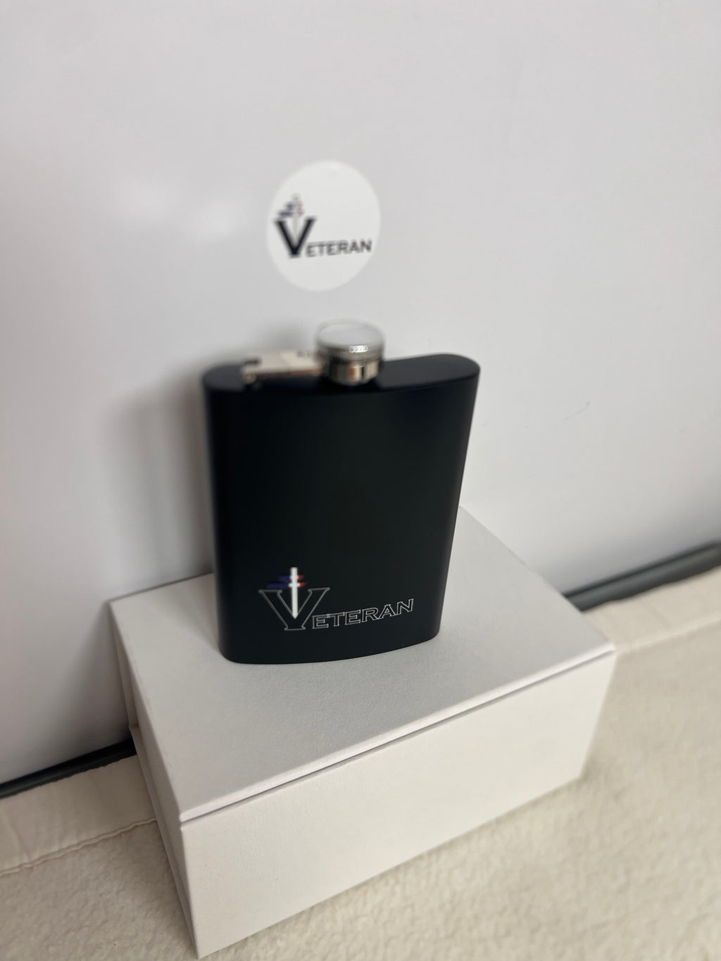 FLASQUE VETERAN 240 ml (8 oz) – Idée cadeau Fête des Pères 🇫🇷
