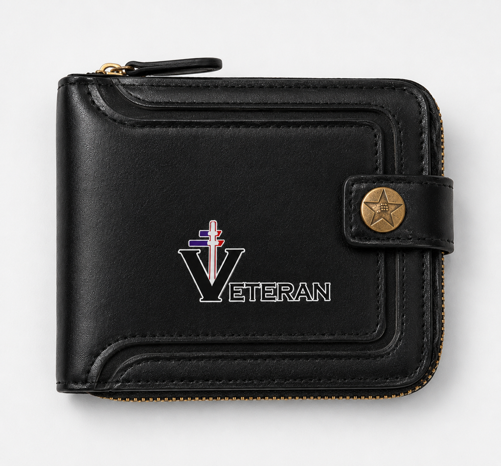 PORTEFEUILLE VÉTÉRAN NOIR